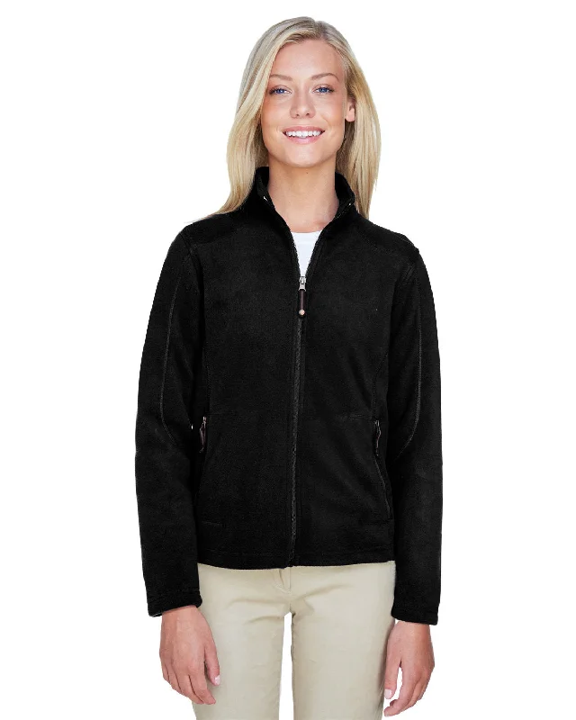 North End 78172 Ladies' Voyage Fleece Jacket Embroidered Jacket Appliqued Jacket Beaded Jacket