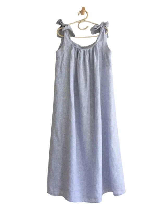 The River Dress - French Stripe Tunics Prom sequined