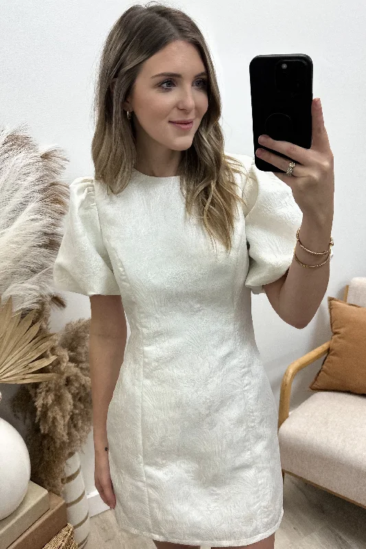 "Breath Easy" Dress (White) Tunics Distressed trendy