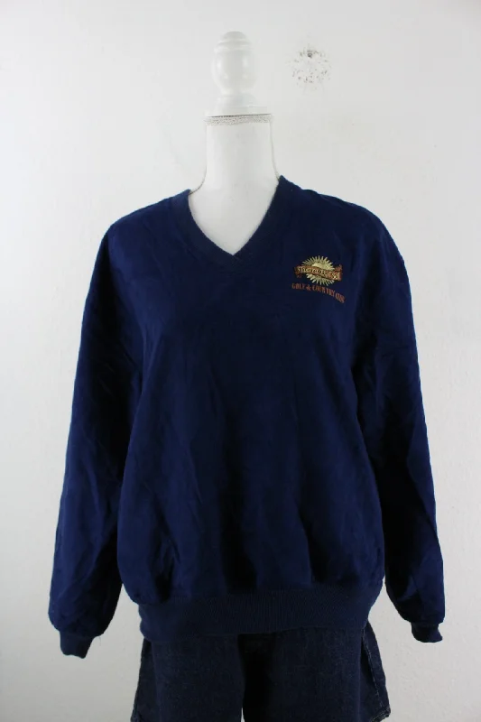 Vintage Tierra del Sol Sweatshirt (M) Hoodie with Ribbed Cuffs Snug Fit Comfort