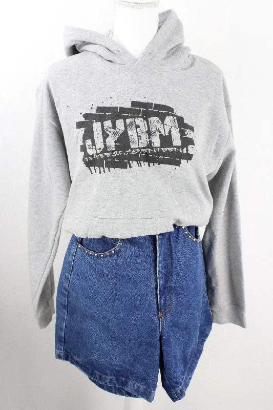 Vintage JYBM Hoodie (M) Graphic Hoodie Design Print