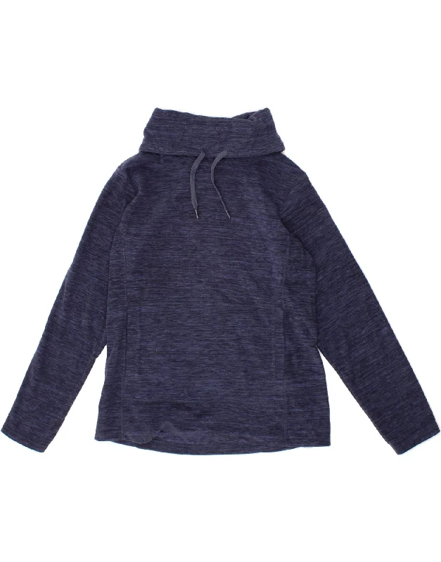 MOUNTAIN WAREHOUSE Womens Sweatshirt Jumper UK 14 Large Navy Blue Striped Hoodie with Typography Text Message MOUNTAIN WAREHOUSE Womens Sweatshirt Jumper UK 14 Large Navy Blue Striped Hoodie with Typography Text Message