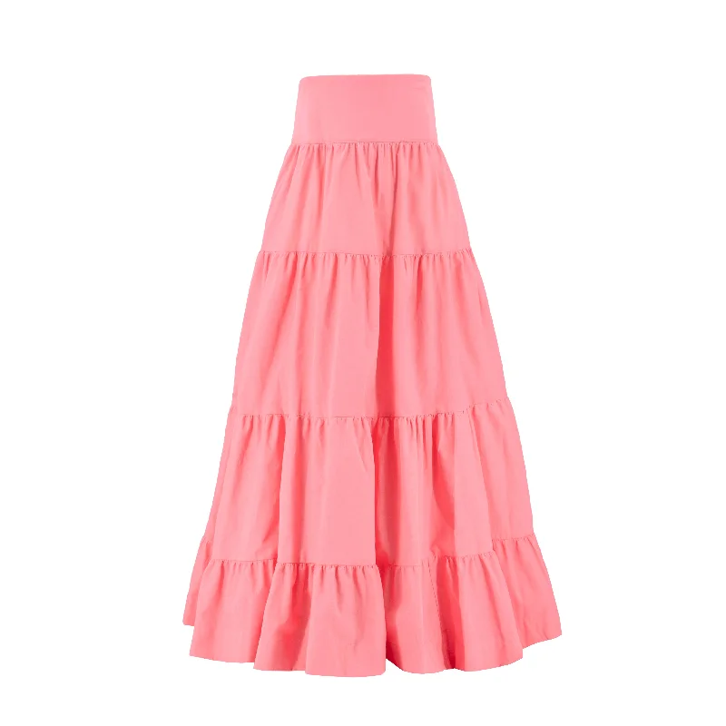 Women's Caitlin Skirt - Peony silk skirt smooth