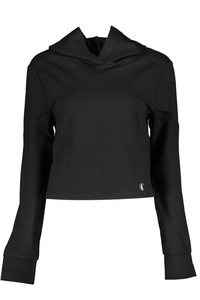 Black Viscose Women Sweater Thin Thick Dense