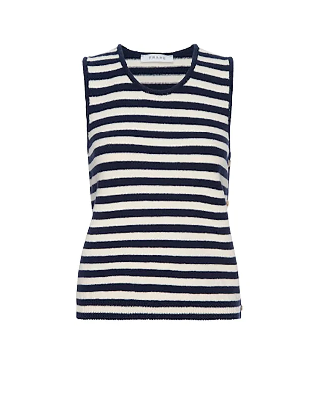 Mariner Sweater Tank Glossy Satin Silk