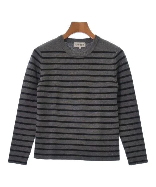 ENFOLD Sweaters Herringbone Houndstooth Plaid