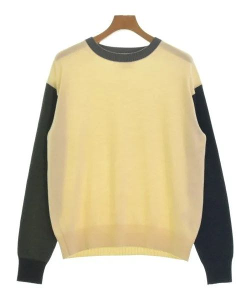 FACETASM Sweaters Turtle Neck Boat Neck Asymmetrical Neck