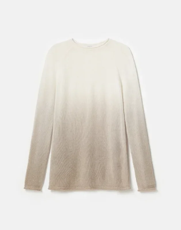 Cashmere Sequin Ombre Sweater Long Sweater Short Sweater Cropped Sweater