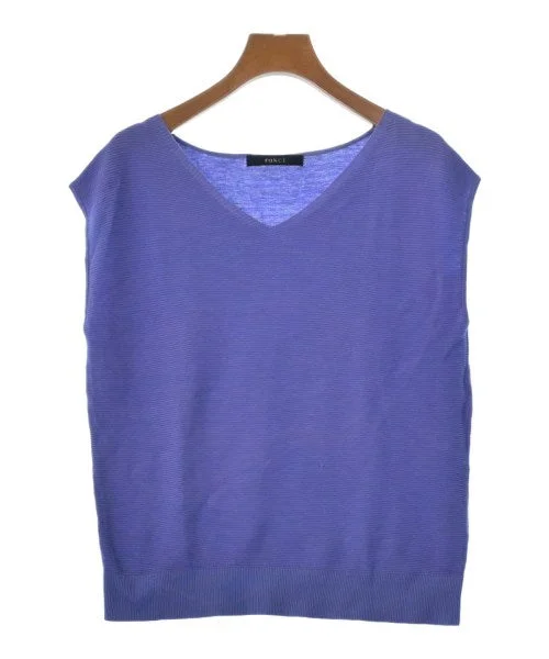 FONCE Sweaters Chenille Brocade Lace