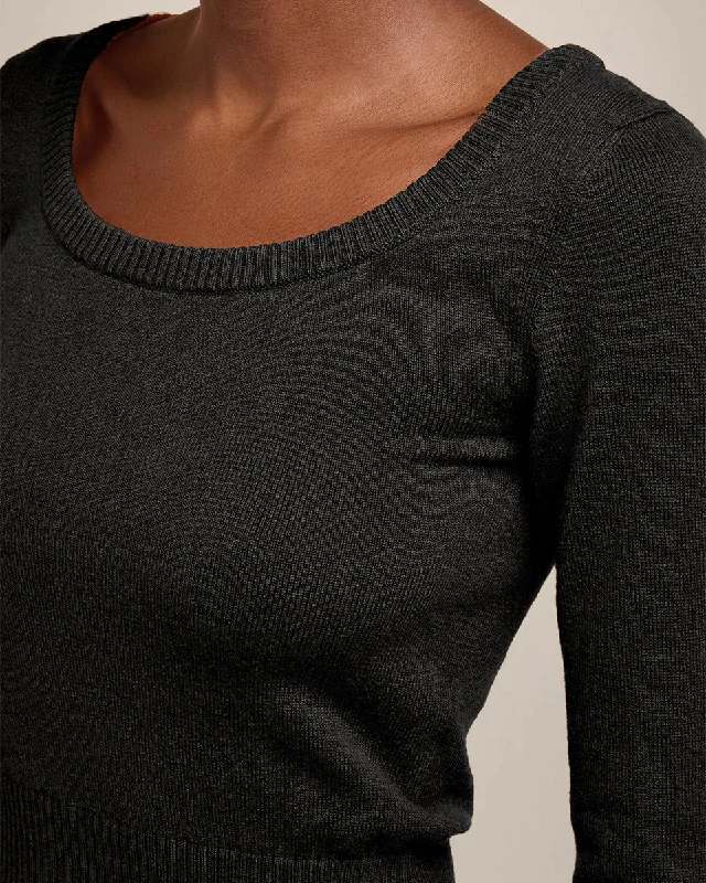 100% Cashmere Sweater Fitted Slim Tailored