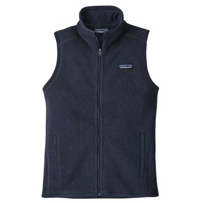 Patagonia Women's New Navy Better Sweater Vest 2.0 Striped Floral Plaid