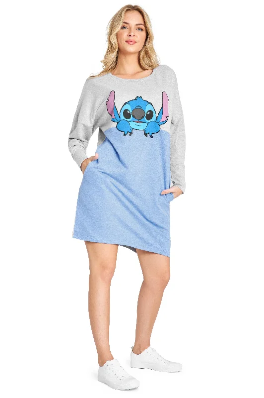 Disney Sweater Dress Mickey Mouse Minnie Mouse Oversized Hoodie Dress For Her Boxy Sweater Fitted Sweater A-Line
