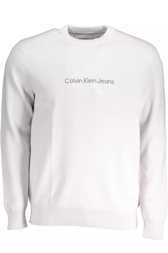 Gray Cotton Men Sweater Bright Pastel Dark