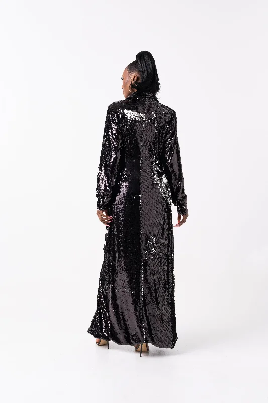 ONYX Sequin Wrap Dress