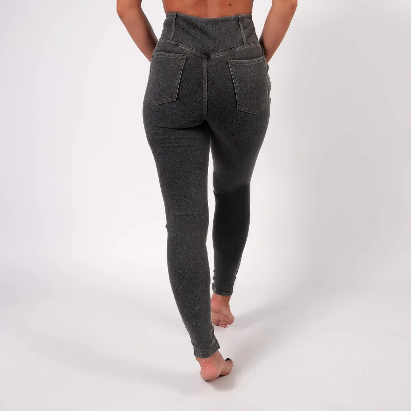 Black High Waisted Super Stretch Jeans