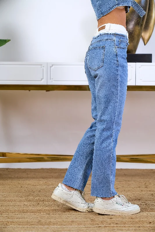 Double Waisted Mom Jeans