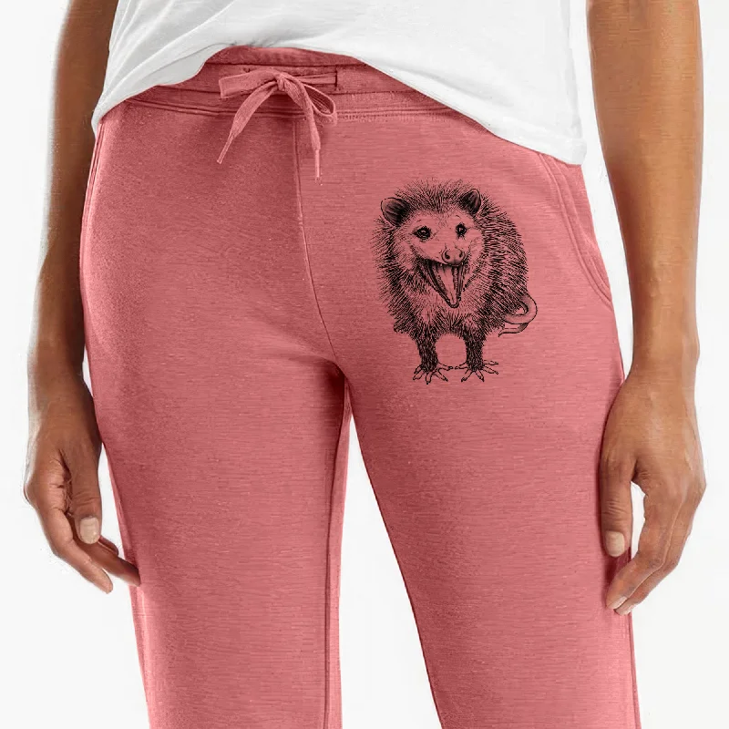 Hissing Opossum - Didelphidae - Women's Cali Wave Jogger Sweatpants