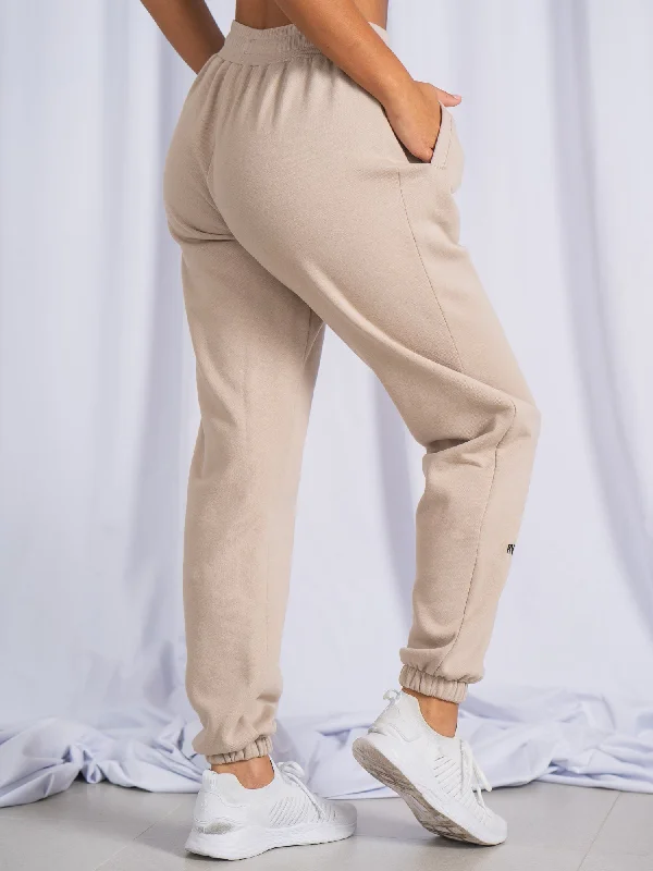 Unisex Track Pants - Sand