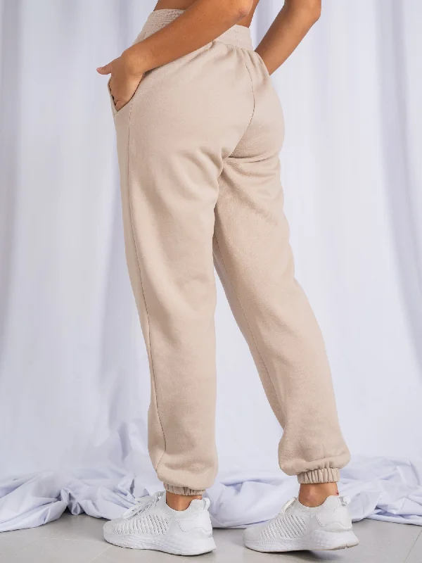 Unisex Track Pants - Sand