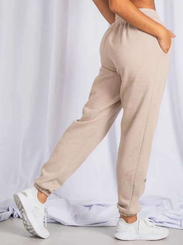 Unisex Track Pants - Sand