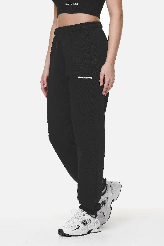 Villa High Waisted Sweat Pants Black White Gum