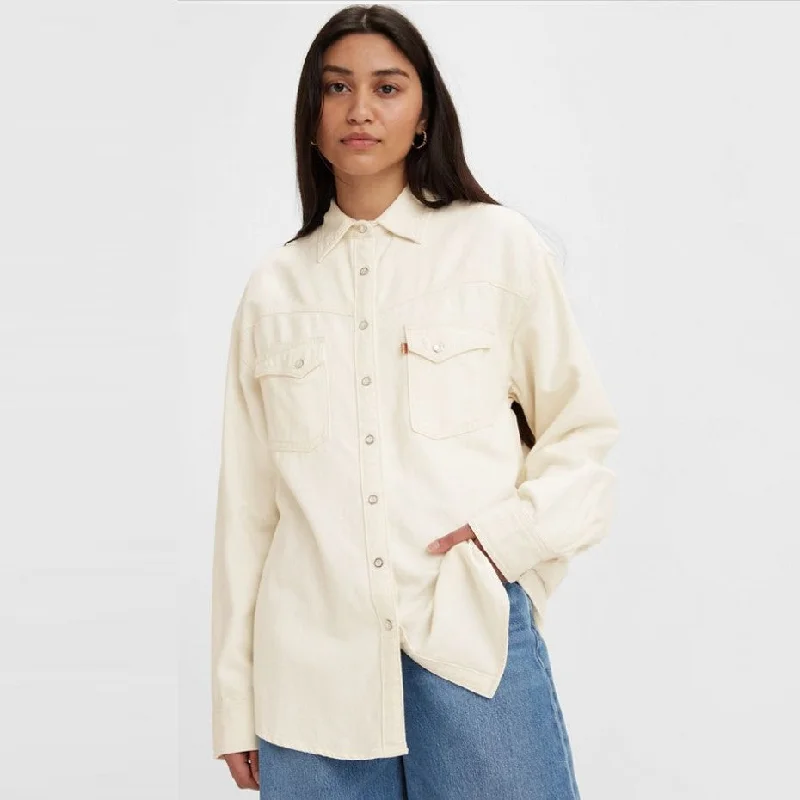 Dorsey Western Shirt (Tan Rinse Brown)