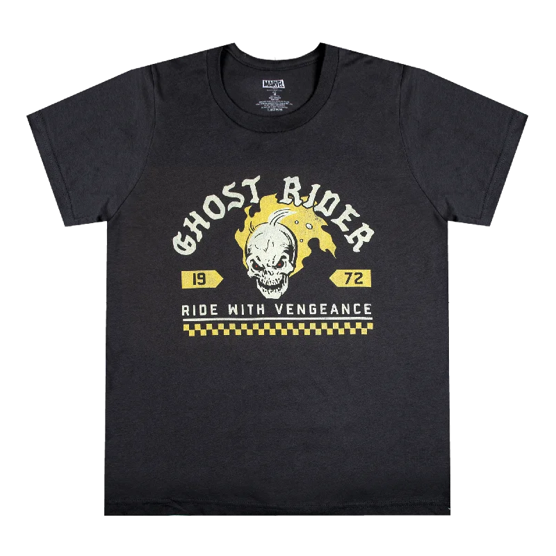 Ghost Rider Ride With Vengeance Charcoal Tee