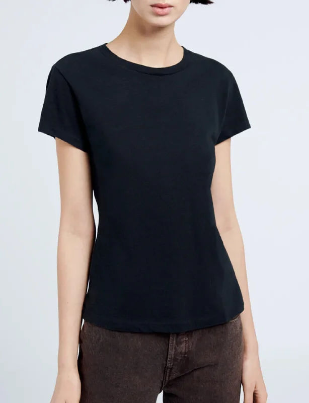 60s Slim Tee, Washed Black