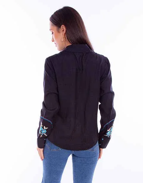 Women's Honey Creek Snap Front Shirt #HC870-BLK