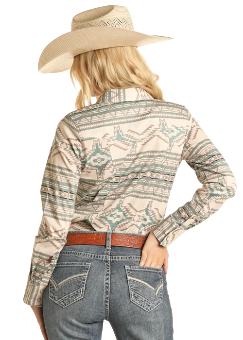 Women's Rock & Roll Cowgirl Snap Front Shirt #RRWSOSR0R7