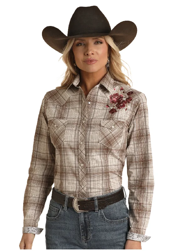 Women's Rough Stock Snap Front Shirt #RSWSOSRYTN