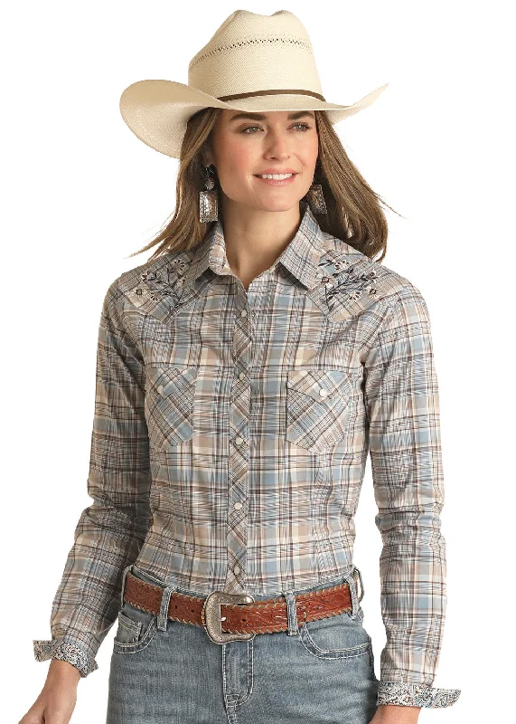 Women's Rough Stock Snap Front Shirt #RSWSOSRZDH