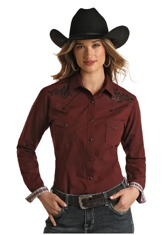 Women's Rough Stock Snap Front Shirt #RWN2S02204