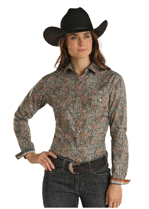 Women's Rough Stock Snap Front Shirt #RWN2S02209