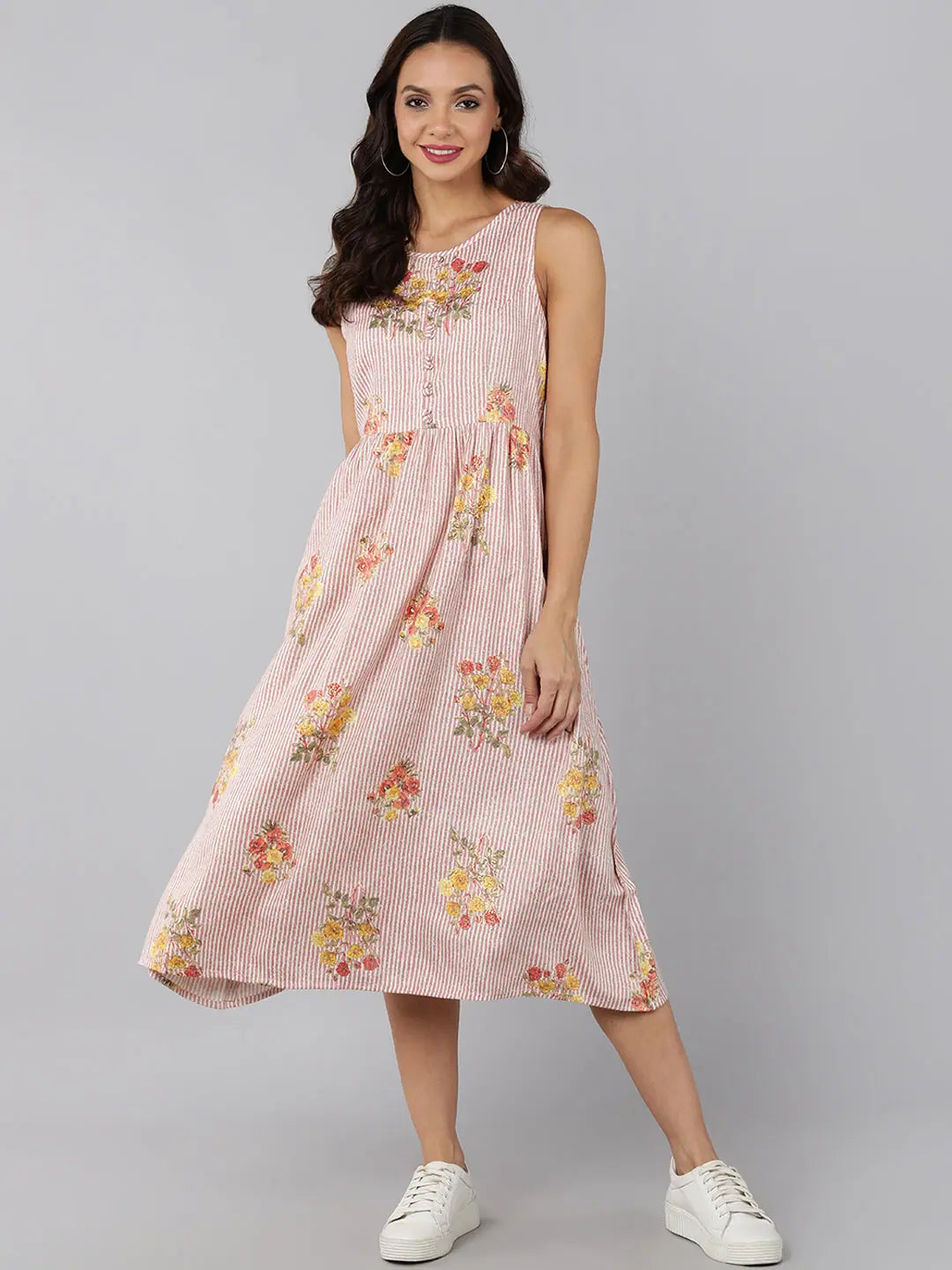 Ahika Cotton Printed Dresses-VD1192_XS