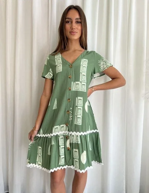 AZTEC GREEN DRESS