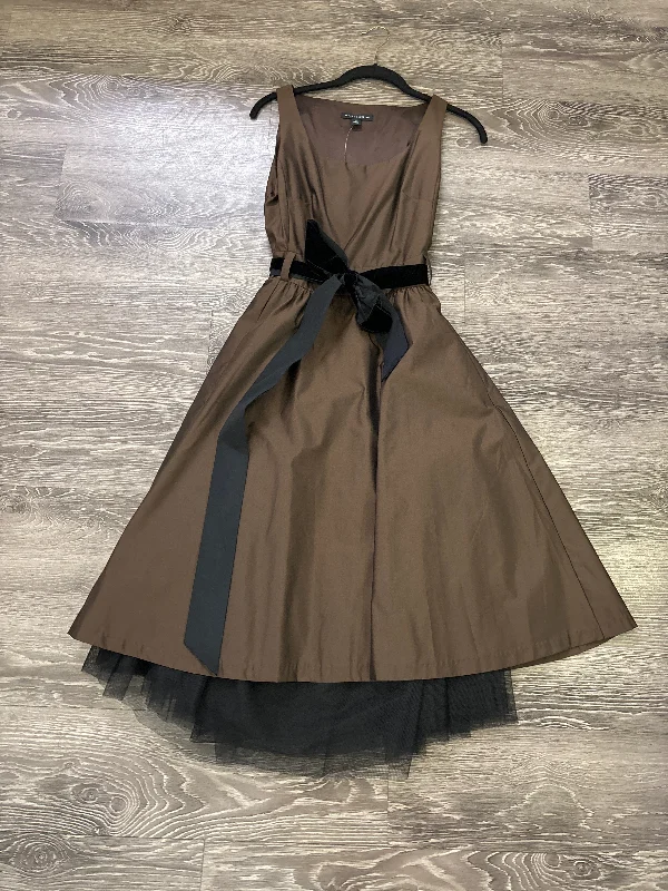Banana With Velvet Belt Dress - Size 0