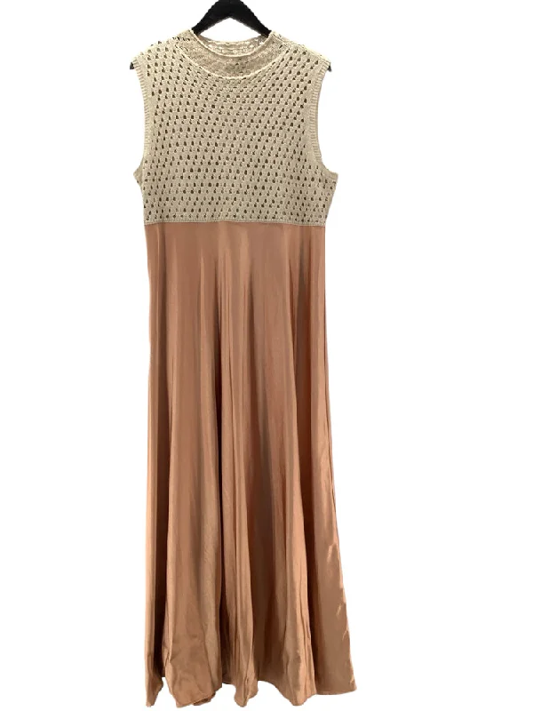 by anthropologie Size XL Tan Dress