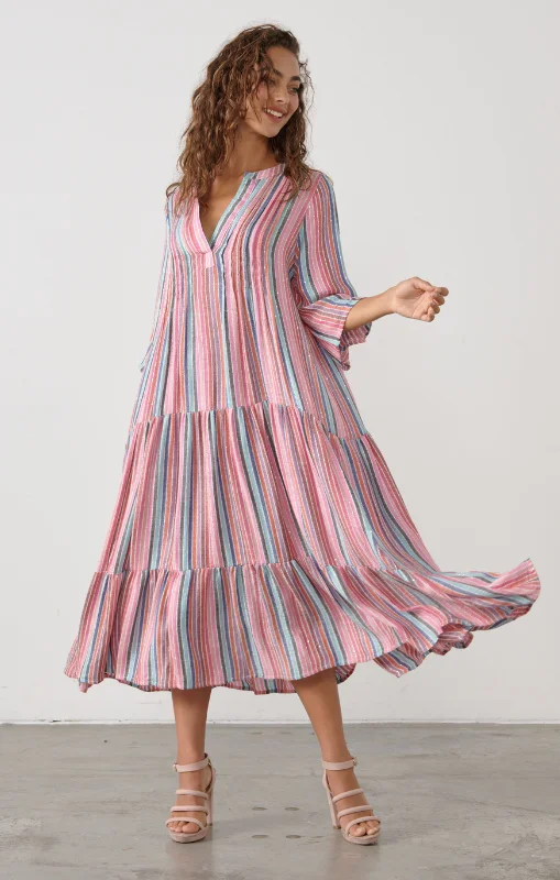 Caju - Dress - Multi Stripe - CZ856