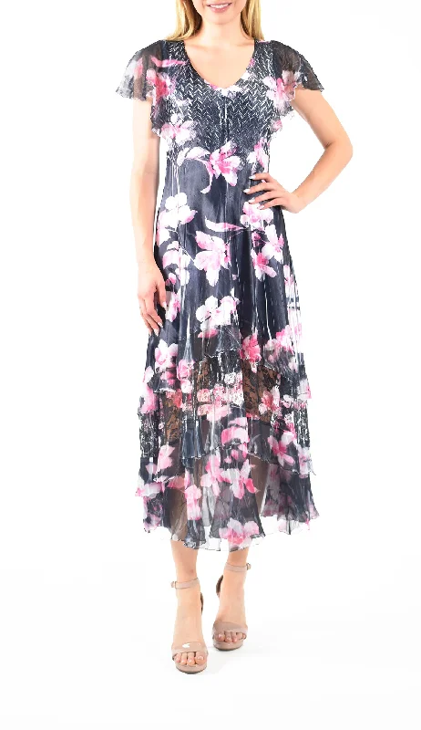 Flutter Sleeve Dress