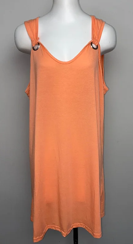 Coral Dress- (2X)