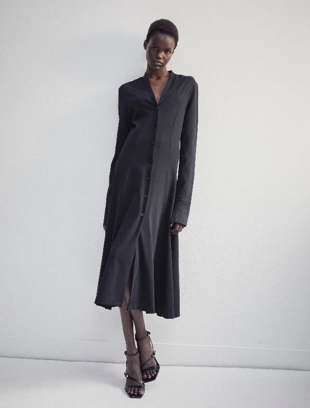 Glacis Dress in Black