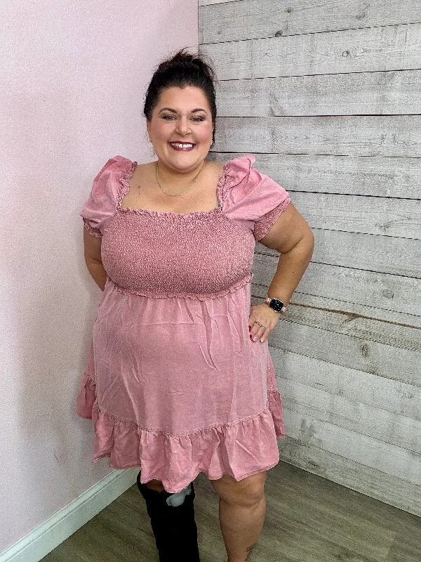 "Happy Hour" Chambray Dress *FINAL SALE*