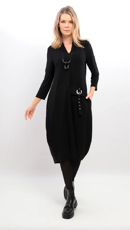 I.nco Black Dress 2124-10