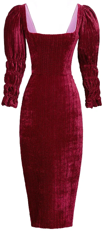 Ines Dress in Velvet