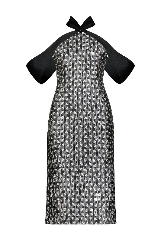 KITE JACQUARD TWILL DRESS