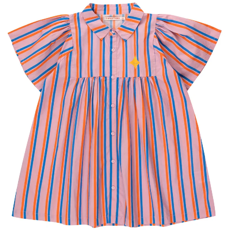 Retro Lines Dress by Tinycottons - Last One In Stock - 12 Years