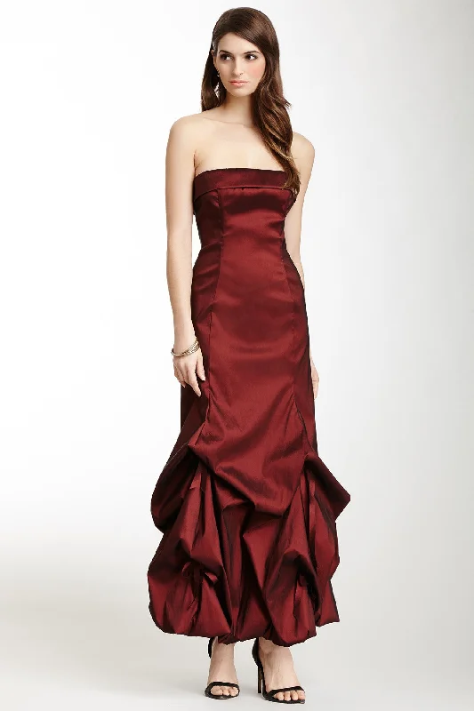 Tafetta Glamour Balloon Dress - Rouge